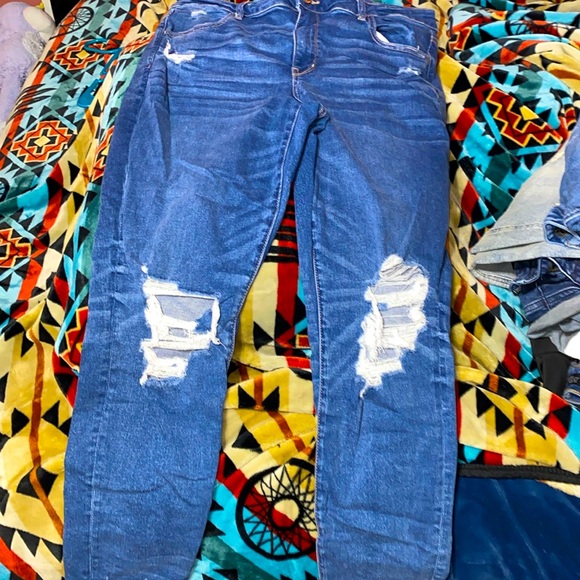 AMERICAN EAGLE SKINNY JEANS 18 - Picture 1 of 4